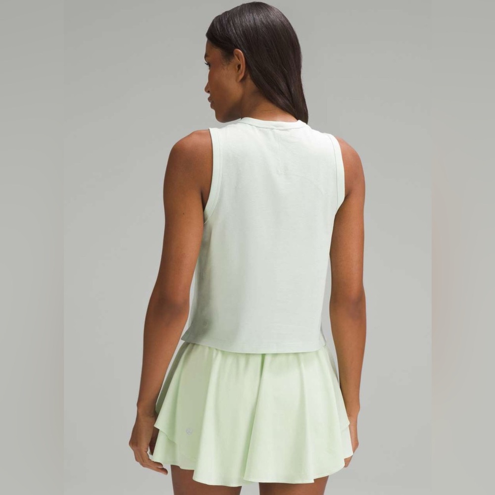 NWOT Lululemon Classic-Fit Cotton-Blend Tank Top
Kohlrabi Green - Picture 4 of 11